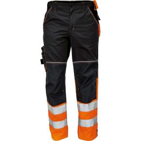 Reflexní kalhoty Cerva KNOXFIELD antracit/oranžová vel. 52