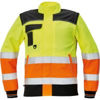 Reflexní pracovní bunda 2v1 Cerva KNOXFIELD HV žlutá/oranžová vel. 54