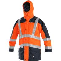 Reflexní pracovní bunda 5v1 CXS LONDON oranžovo-modrá, vel.2XL