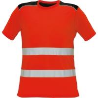 Reflexní tričko Cerva KNOXFIELD HV T-SHIRT červené, vel. S