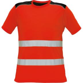 Reflexní tričko Cerva KNOXFIELD HV T-SHIRT červené, vel. XL