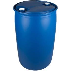 Repasovaný plastový sud na kapalné látky 220 l, UN modrý