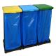 Stojan na 3 odpadkové pytle pro tříděný odpad