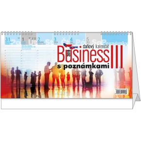 Stolní daňový kalendář - BUSINESS III. s poznámkami 2019