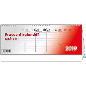 Stolní kalendář - Citáty II. 2019