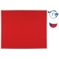 Textilní nástěnka EkoTAB 120 x 90 cm - červená