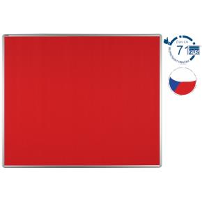 Textilní nástěnka EkoTAB 120 x 90 cm - červená