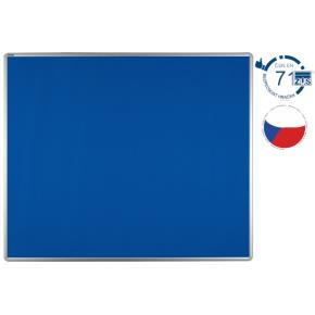 Textilní nástěnka EkoTAB 120 x 90 cm - modrá