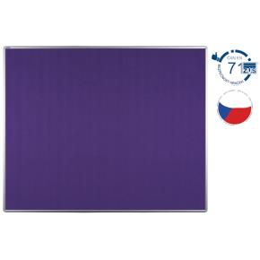 Textilní nástěnka EkoTAB 150 x 100 cm - fialová