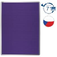 Textilní nástěnka EkoTAB 75 x 100 cm - fialová