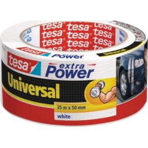 Textilní páska TESA Extra Power Universal, 25 m x 50 mm bílá