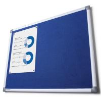 Textilní tabule SCRITTO modrá 100x150 cm
