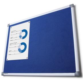 Textilní tabule SCRITTO modrá 90x120 cm