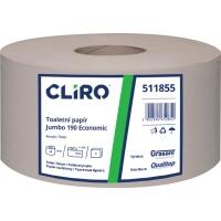 Toaletní papír CLIRO Jumbo jednovrstvý prům. 19 cm/6ks