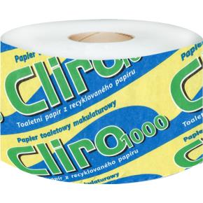 Toaletní papír dvouvrstvý CLIRO 1000 bílý - 24ks