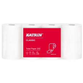 Toaletní papír dvouvrstvý Katrin Classic Toilet 200 průměr 11,7cm - 8ks