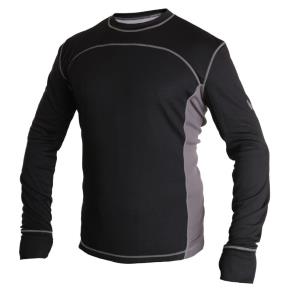 Tričko s dlouhým rukávem CXS Cooldry pánské, černo-šedé, vel. XL