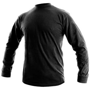 Tričko s dlouhým rukávem CXS PETR černé, vel. L