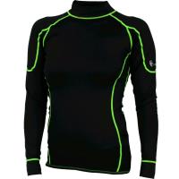 Tričko s dlouhým rukávem CXS REWARD funkční dámské, černo-zelené, vel. L