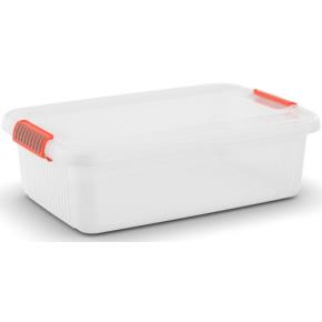 Úložný plastový box KETER K LATCH BOX M bílý 28 l