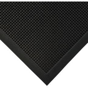 Vstupní gumová rohožka - COBA Fingertip 0,4 x 0,6m černá