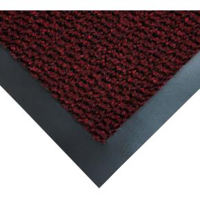Vstupní rohož COBA Vyna-Plush černo-červená 0,9 m x 1,2 m