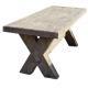 Zahradní betonový stůl Štěpánovice - imitace dřeva