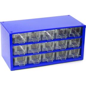Závěsná skříňka se zásuvkami 15A modrá