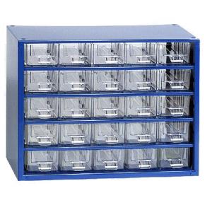 Závěsná skříňka se zásuvkami 25A modrá