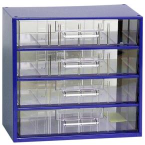 Závěsná skříňka se zásuvkami 4C modrá