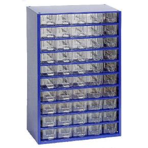 Závěsná skříňka se zásuvkami 50A modrá
