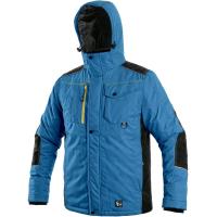 Zimní bunda CXS BALTIMORE středně modrá-černá, vel. 2XL