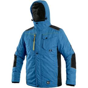 Zimní bunda CXS BALTIMORE středně modrá-černá, vel. 3XL