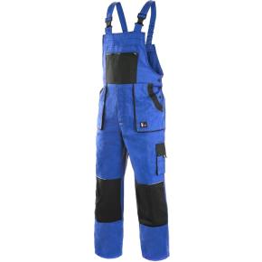 Zimní montérkové kalhoty laclové CXS MARTIN modro-černé, vel. 56-58