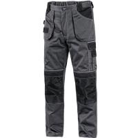 Zimní pánské montérkové kalhoty CXS ORION TEODOR zkrácené, šedo-černé, vel. 44-46