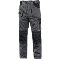 Zimní pánské montérkové kalhoty CXS ORION TEODOR zkrácené, šedo-černé, vel. 48-50