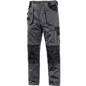 Zimní pánské montérkové kalhoty CXS ORION TEODOR zkrácené, šedo-černé, vel. 48-50