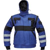 Zimní pracovní bunda Cerva MAX WINTER RFLX modro-černá, vel. 50