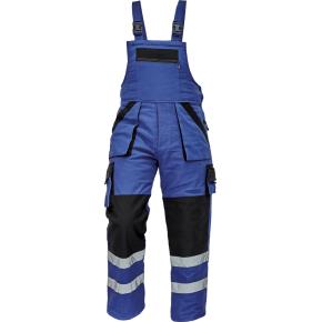 Zimní pracovní kalhoty laclové Cerva MAX WINTER RFLX modro-černé, vel. 46