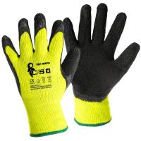 Zimní pracovní rukavice CXS ROXY WINTER černo žluté vel. 8