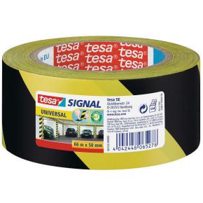 Značkovací páska TESA 66 m x 50 mm černo-žlutá