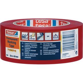 Značkovací páska TESA Flex Premium 33 m x 50 mm červená 180 µm